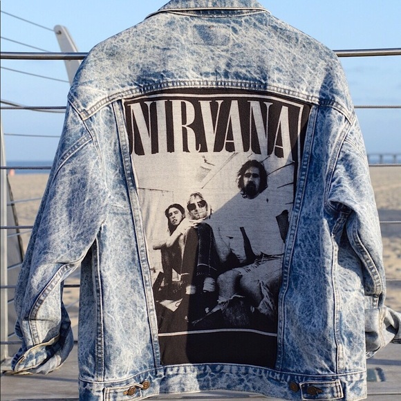 Levi's Jackets & Blazers - NIRVANA x LEVIS Repurposed Denim Jacket